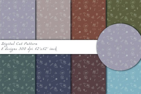 Cat Seamless Pattern: A Versatile Design for Creative Projects
