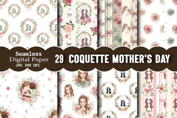 Coquette Mother’s Day Digital Pattern: A Versatile Creative Resource