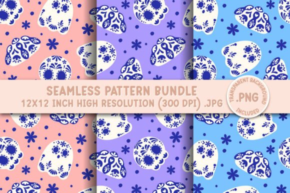 Dia De Muertos Talavera Seamless Pattern: A Strategic Design Tool for Creative Projects