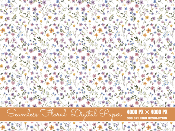 Discover the Beauty of Tiny Meadow Floral Pattern for Creative and Business Projects