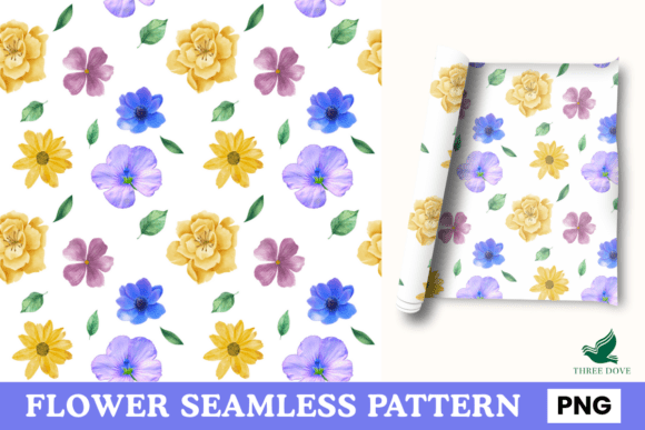 Flower Seamless Pattern - 04