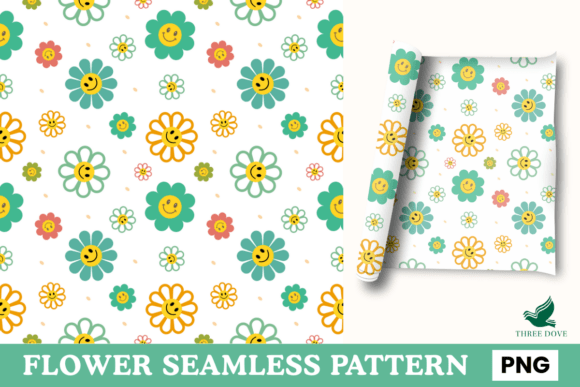 Flower Seamless Pattern - 29: A Versatile Digital Design for Creative Projects