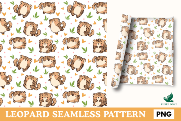 Leopard Seamless Pattern - 02: A Versatile Digital Design for Creative Projects