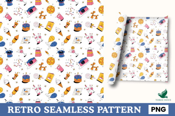 Retro Seamless Pattern - 02