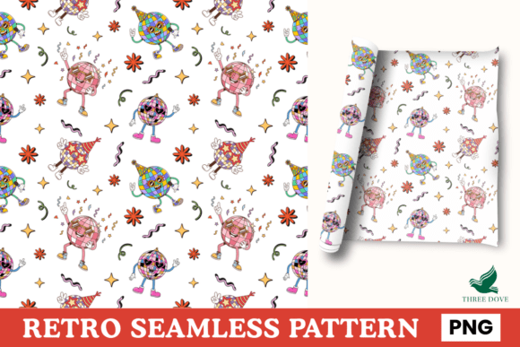Retro Seamless Pattern - 12: A Versatile Digital Resource for Creative Projects