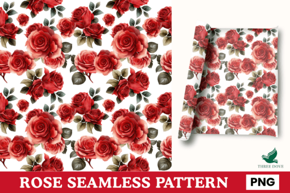 Rose Seamless Pattern - 01