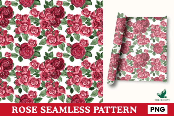 Rose Seamless Pattern - 02