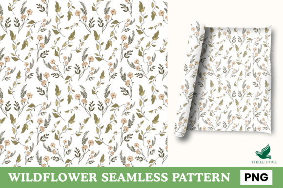 Wild Flower Seamless Pattern - 01