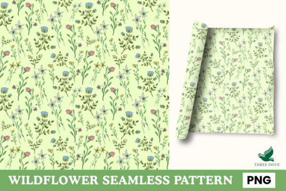 WildFlower Seamless Pattern - 03: A Versatile Digital Tool for Creative Workflows