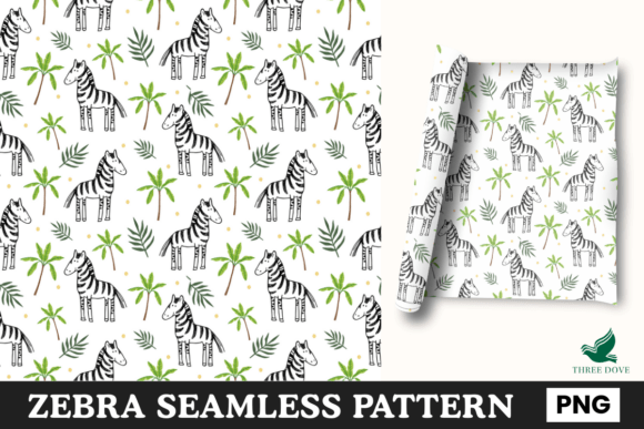 Zebra Seamless Pattern - 09