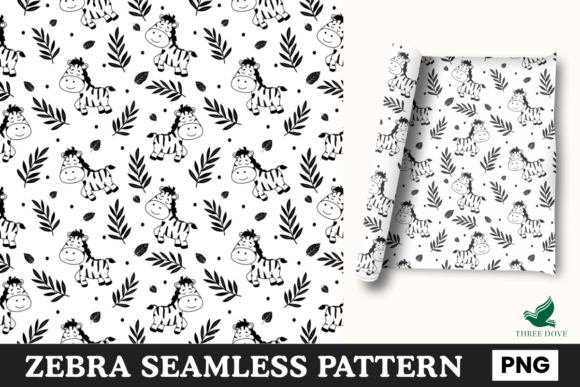 Zebra Seamless Pattern - 10